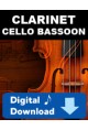 Clarinet & Cello or Bassoon
